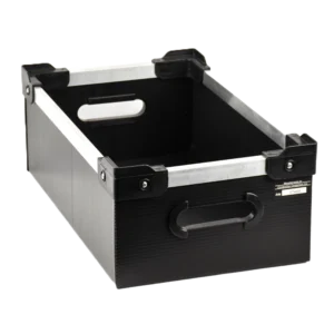 Conductive Fluted Plastic Tote